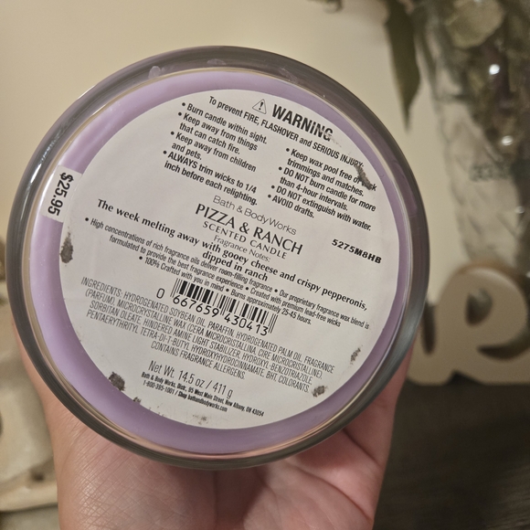 Bath & Body Works Pizza & Ranch Candle Super Rare Limited Edition - Picture 6 of 6